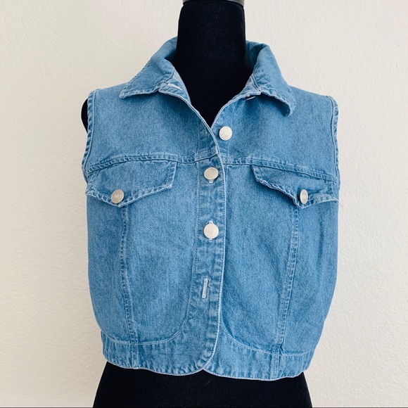 studio easi Tops - Studio easi women’s jeans top size 10